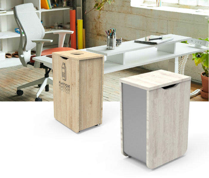 Poubelle bureau design 30l-50l