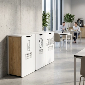 Borne de tri pour entreprise