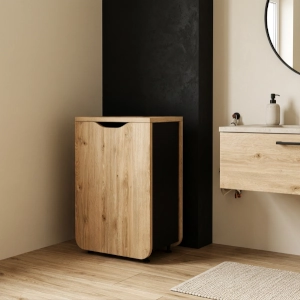 Meuble à linge pour salle de bain